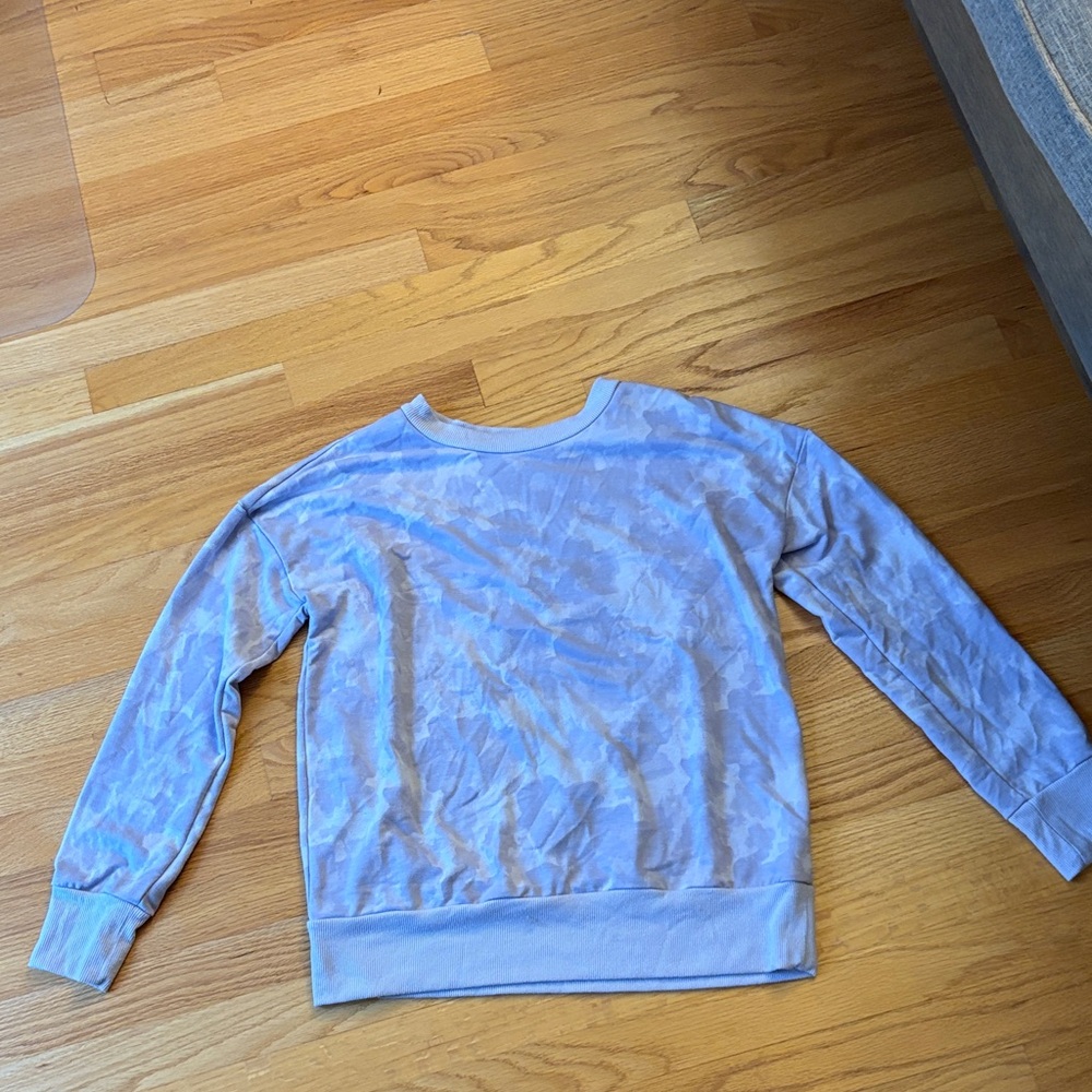 Light Purple Camouflage Sweatshirt